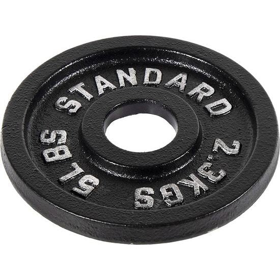 Gietijzeren gewichtsplaat voor krachttraining, gewichtheffen en crossfit, 1 inch of 2 inch, standaard of Olympisch