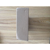 Fluwelen pluche bureaustoelbekleding met armleuning, effen, stretch overtrek voor bureaustoel, elastische stoelhoezen, spandex, kantoor, computer, stoelhoezen, afneembaar, voor bureaustoel, stoelbekleding, wit, L