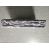 Beddengoed, 135 x 200 cm, 4-delig dekbedovertrek - beddengoedsets 135 x 200 cm, microvezel, met 2 kussenslopen van 80 x 80 cm, Öko-Tex beddengoedset, rasterpatroon, met ritssluiting, grijs