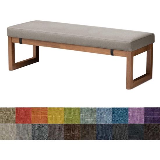 Bankkussen, comfortabel, wasbaar, antislip, voor tuinbank, schommel, terras, eettafel, bank, binnen, vele kleuren en maten, 80 x 30 x 5 cm, grijs