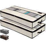 Set van 2 extra bedden, 100 x 50 x 15 cm, waterdichte stoffen hoezen, drielaags composiet fleece, hoezen en bedden en kleding