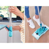 Set Clean Twist M Ergo 2.0, vloerwisser met Supersoft overtrek voor mistvochtige reiniging op parket, laminaat en echt hout, dweil met kliksysteem, mop met centrifugetechnologie