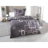 Warm wintermicrovezelbeddengoed, thermisch fleece beddengoed, 135 x 200 cm, 155 x 220 cm, 200 x 200 cm, modern