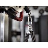 Karabijnhaakset (60 mm, 80 mm, 100 mm) met kliksluiting van hoogwaardig premium staal voor kamperen, wandelen, sleutelhangers, karabijnhaken van 120 kg tot 350 kg