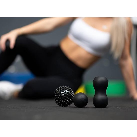 Premium massagebal set - fascia-bal/duo-bal/egelbal voor zelfmassage en triggerpunttherapie/fysiotherapie (6e variant: set van 3)