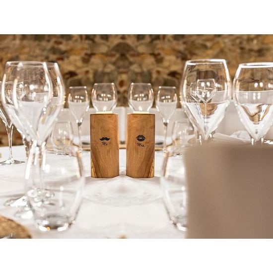 Hoogwaardige rustieke kaarsenhouder van exclusief olijfhout set van 3 - kerstdecoratie - Valentijnsdag kandelaar hout - theelichthouder - woondecoratie