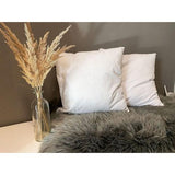 Set van 2 kussens, gemaakt van microvezel, in verschillende maten, geschikt om te wassen op hoge temperatuur, 40 x 40 cm.