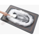 Superabsorberende vloermat, sneldrogende badkamermatten, absorberende badmatten voor thuis, antislip rubberen vloeren, gemakkelijk schoon te maken, eenvoudige badkamerdeurmat (donkergrijs, 50 x 80 cm)