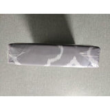 Beddengoed, 135 x 200 cm, 4-delig dekbedovertrek - beddengoedsets 135 x 200 cm, microvezel, met 2 kussenslopen van 80 x 80 cm, Öko-Tex beddengoedset, rasterpatroon, met ritssluiting, grijs