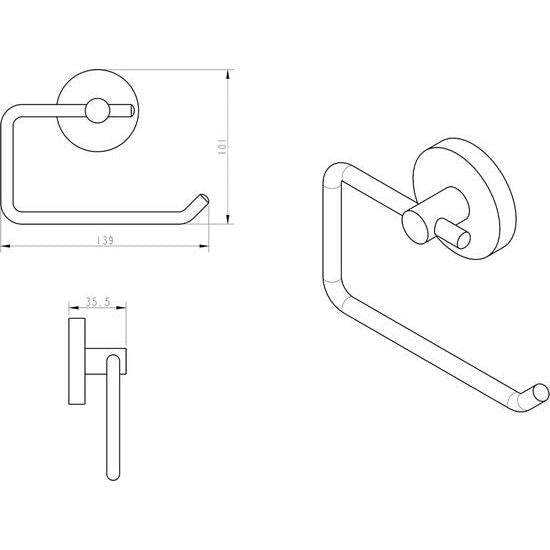 Stainless Steel Toilet Paper Holder | Bathroom Holder Toilet Paper Holder Roll Holder Toilet Roll Holder Toilet Paper Toilet Paper Toilet (Brushed Stainless Steel)