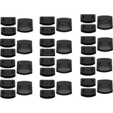 12 x lattenbodemhouders, 24 x zijlattenhouders, 5,5 cm x 9 mm (binnenmaat) plastic eindkappen houder brede middenrail vervanging bed lamel houder kits voor een- en tweepersoonsbedden