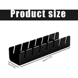 Hoedenhouder Cap houder - acryl hoedenstandaard opslag basecap houder, desktop baseballcaps organizer, voor de presentatie van honkbalpetten, kan worden opgeborgen, 7 hoeden opbergen, zwart