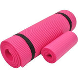 Everyday Essentials yogamat, extra dik, hoge dichtheid, scheurbestendig, met kniebeschermer en draagriem, 1,27 cm