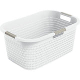 Country Wasmand 40 L, Kunststof (PP) BPA-vrij, Maretak Wit, 40 L (58,0 x 38,9 x 25,1 cm)