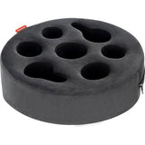 Bankbekerhouder, uitneembare en wasbare fluwelen cup-cosy-kussen met koffiekophouder voor thuis, auto, badkamer, park, reizen, binnen en buiten, grijs