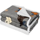 de afmetingen van 150 x 130 cm 100% polyester