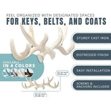 Gietijzeren geweihaak Vintage antieke metalen afwerking Beugel Beugel met haak | Geleverd met schroeven en pluggen