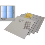 4 stuks spiegeltegels, elk 30 x 30 cm, spiegeltegels, spiegel, wanddecoratie, wandspiegel, kleefspiegel