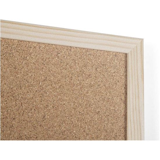 Kurkbord, bruin 90 x 60 cm