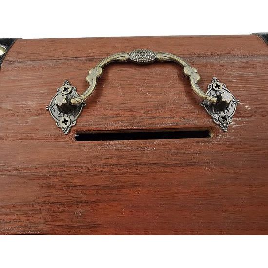 Hoogwaardige materialen: vintage houten schatkisten zijn handgemaakt door timmerlieden van hoogwaardig hout