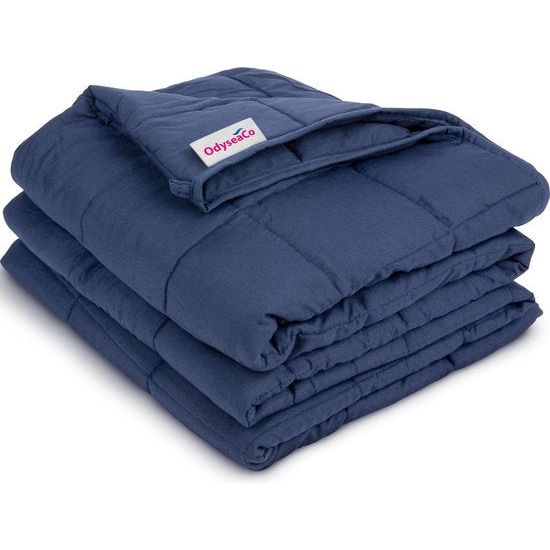 Verzwaringsdeken 9,1 kg, ontspannend tegen stress en slaapstoornissen, slaap beter met onze zware deken, zwaartekrachtdeken, therapiedeken voor volwassenen, 150x200.