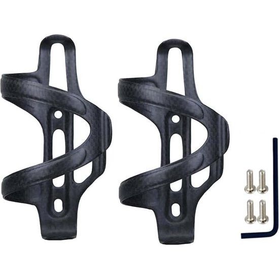 2 stuks bidonhouders voor op de fiets, volledig carbon waterfleshouder, lichte drankhouder voor mountainbike, racefiets (mat-rechts)