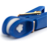 Wasknijpers, bloemen, 48 stuks, klassiek blauw-wit, premium wasknijpers