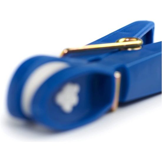 Wasknijpers, bloemen, 48 stuks, klassiek blauw-wit, premium wasknijpers