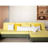 Kussen voor bed 40 x 80 cm Hoofdkussen set van 2 binnenkussens hypoallergene anti-mijt zachte kussenvulling met kussensloop katoen en polyester. Afneembaar en wasbaar slaapkussen voor in huis/hotel