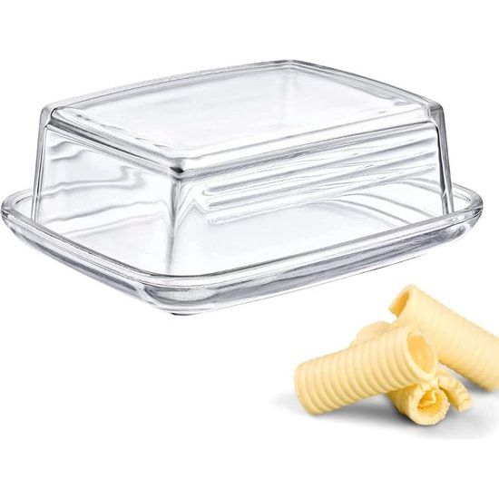 Butterfloat glas-ideaal voor het serveren en opbergen-vaatwasmachinebestendig-speciale embossing voor veilig grijpen (glas)