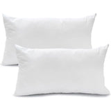 Kussen voor bed 40 x 80 cm Hoofdkussen set van 2 binnenkussens hypoallergene anti-mijt zachte kussenvulling met kussensloop katoen en polyester. Afneembaar en wasbaar slaapkussen voor in huis/hotel