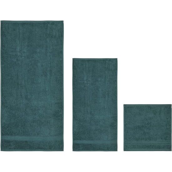 100% Bio-Baumwolle Handtuch Set, Badetücher, Hohe Qualität, Weich & Sehr Saugfähig, Schnell Trocknendes, Oeko-TEX Made in Green & GOTS Gecertificeerd (4 Badetücher, Forest Green)