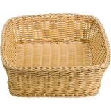 Saleen Multi-Purpose Basket, Suitable for Gastronomy, Rectangular, Plastic Fibre, Dark Brown