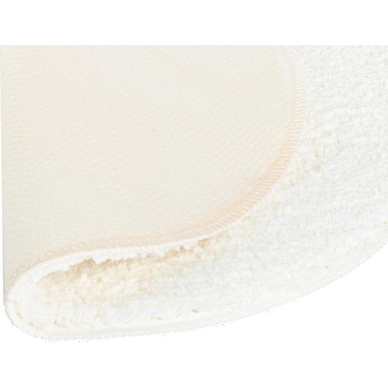 Brandsseller Badmat Ø 60 cm badmat rond Wit