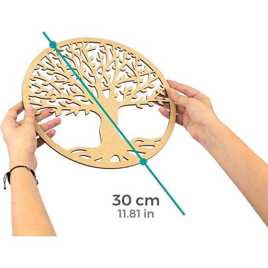 De levensboom brengt rust, harmonie en een rustieke en vintage uitstraling in je huis