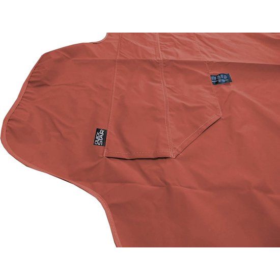 Schommelbank dakbekleding 200 x 145 cm rood oranje waterdicht | universeel vervangend dak tuinschommel 3-zits | UV 50 schommel dak vervanging overtrek