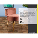 gestoffeerde stoel, Scandinavische stoel, comfortabele stoel met hoge rugleuning, zachte schuimbekleding, voor woonkamer en leeshoek, houten poten, 44 x 58 cm, 4 kg, taupe