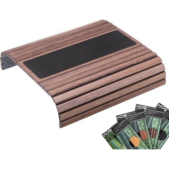 Bamboe banktafel voor de armleuning, antislip, flexibele banktafel voor alle armleuningen, duurzame salontafel met een elegant design, natuurlijke kleur, past bij elk interieur, bankdienblad