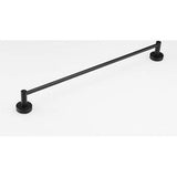 Badkamerhanddoekhouder in zwarte uitvoering 50 cm muurbeugel gemaakt van RVS Leekayer