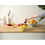 Fruitschaal Fruitmand Multifunctionele Afvoer Fruit Snack Taart Opbergrek Woonkamer Eettafel Fruitstandaard (Groen)