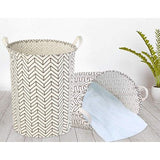 17,7 inch wasmand, opvouwbare pop-up wasmand, waterdicht, rond, katoen, linnen, voor slaapkamer, opslag, babykleding, speelgoed