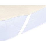 Matrasbeschermer van katoen, verschillende maten, hoekelastieken, 90 x 200 cm.