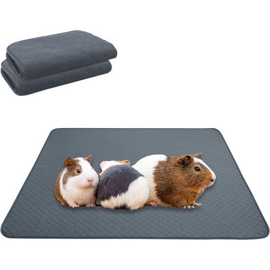 Herbruikbare huisdierurinepad, 2 stuks, 45 x 60 cm hondentrainingspad, wasbare puppymat, snel absorberend, wasbaar herbruikbaar verzorgingspad