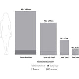 Solitaire handdoekenset, ontworpen in Denemarken, 600 g/m², hotel & spa, keuken & badkamer, Egyptische catoen, 6-delige set met 2 badhanddoeken, 2 handdoeken, 2 washandjes, marineblauw