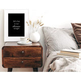 Set beeldingen voor slaapkamer, 4 stuks, prachtige decoratieve beeldingen in wit en wit, perfect geschikt voor DIN A4 foto's