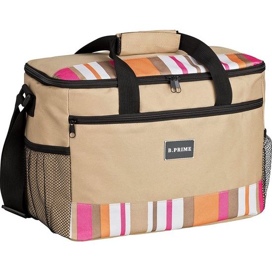 Classic Koeltas/isoleertas, 20 l, groot blauw, 36 x 26 x 22 cm, voor picknick, camping, outdoor, plagen, incoping, auto, sport