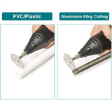 messen van snelstaal voor multifunctionele gereedschappen voor roterend gereedschap; 8 kleine cirkelzaagbladen van staal voor het zagen van hout, kunststof en metaal