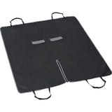 Autodeken voor de achterbank, ideaal voor het vervoer van honden, beschermmat voor de autostoel, waterdicht, incl. tas, 135 x 160 cm, zwart/antraciet