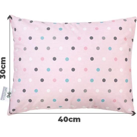 Set van 2 kussens voor babybed - kussens voor peuters en katoenen overtrek met ritssluiting