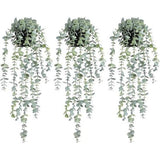 Kunstmatige hangplanten Eucalyptus Muurkamer Thuis Patio Binnen Buiten 3 stuks Kunstmatige hangplanten Eucalyptus Muurkamer Thuis Patio Binnen Buiten 3 stuks